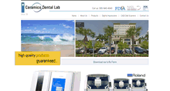 Desktop Screenshot of ceramicsdentallab.com